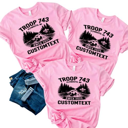 troop 743 bwca 2025 trip shirt custom wilderness scout adventure style style 1 thumb 939