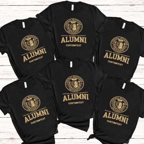 University Alumni Shirt College Seal Style – Custom Graduation Shirt
