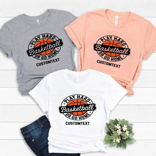 Urban Grunge Basketball Club Sport Team T-shirt – Custom Play Hard Look