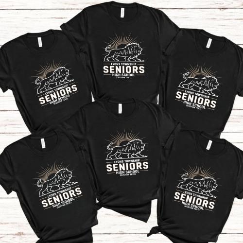 Urban Lion Seniors 2025 T-Shirt – Lyons Township High School Graduation Shirt