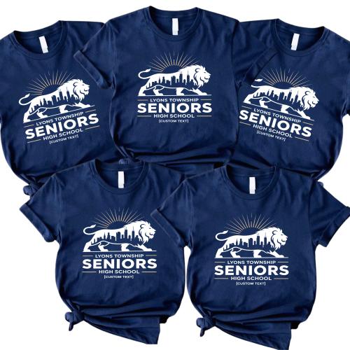 Urban Lion Seniors 2025 T-Shirt – Lyons Township High School Graduation Shirt