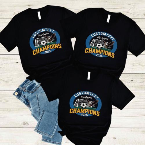 Varsity Mascot Soccer Club Sport Team T-shirt – Tournament Champions Pride Tee