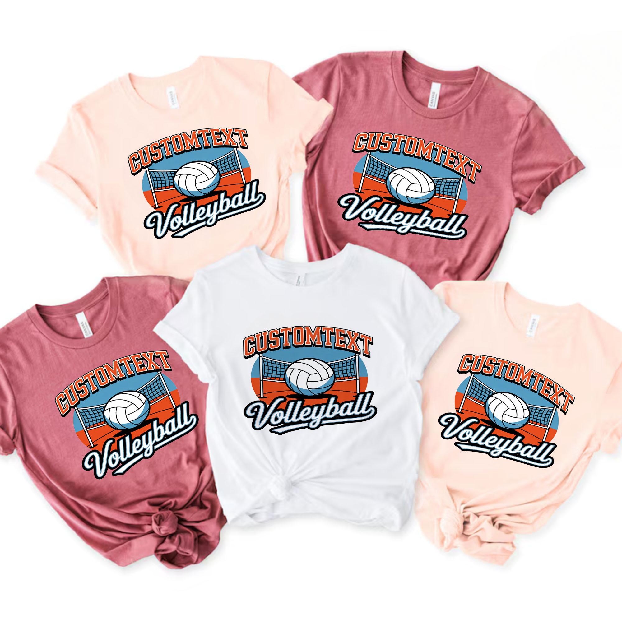 Varsity Volleyball Club Sport Team T-shirt – Personalized School Name Spirit Tee varsity volleyball club sport team t shirt personalized school name spirit tee style 1 thumb 527