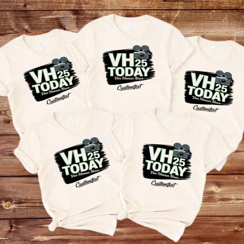 VH Today News 245 Shirt – Custom Retro Camera Tee for Broadcast Crew