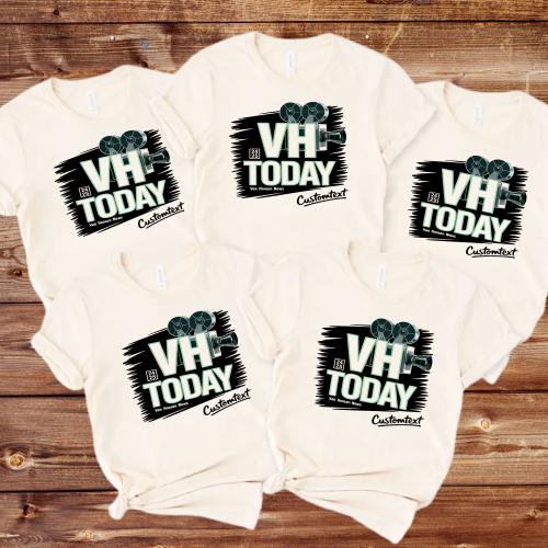 VH Today News 245 Shirt – Custom Retro Camera Tee for Broadcast Crew T-shirt