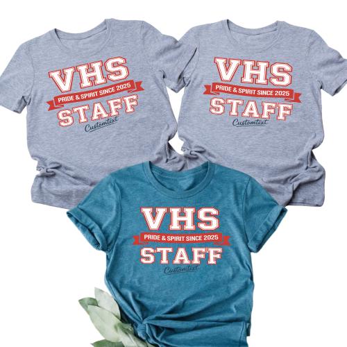VHS Staff Pride & Spirit Since 2025 Shirt – Custom Teacher Retro School Tee