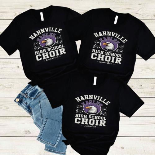 Vintage Choir Eagles Shirt – Hahnville High School Custom Club Miscellaneous Tee