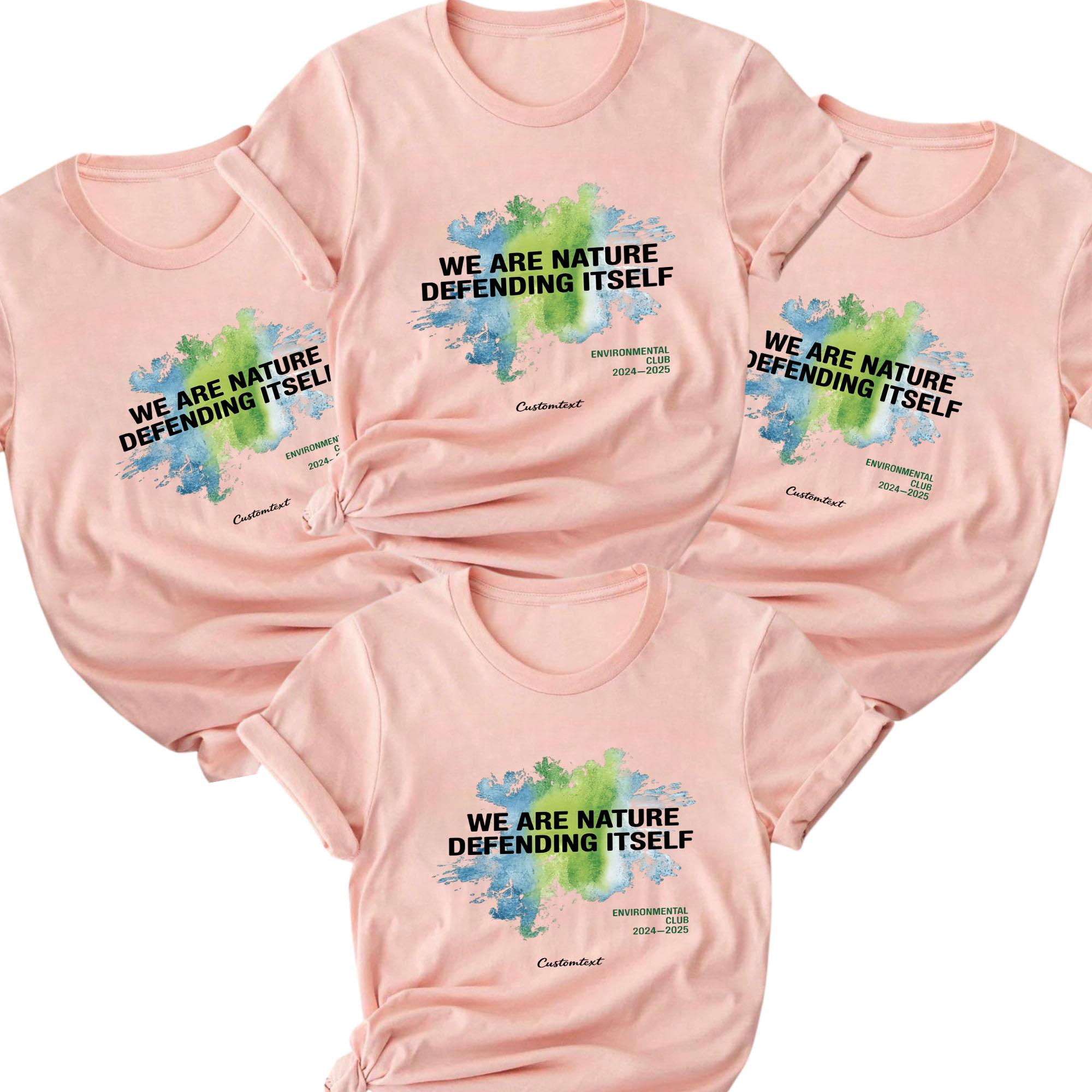 Vintage Eco Club Shirt – We Are Nature Defending Itself Custom Environmental Tee vintage eco club shirt we are nature defending itself custom environmental tee style 2 thumb 124