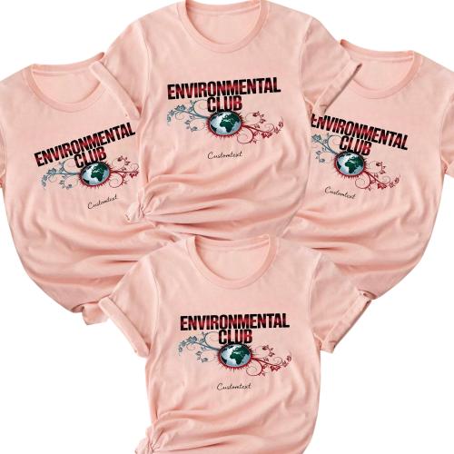 Vintage Environmental Club Shirt – Custom Earth-Friendly School Team Tee