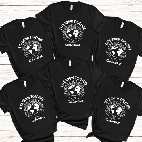 Vintage Environmental Club Shirt – Let’s Grow Together Custom Eco Tee