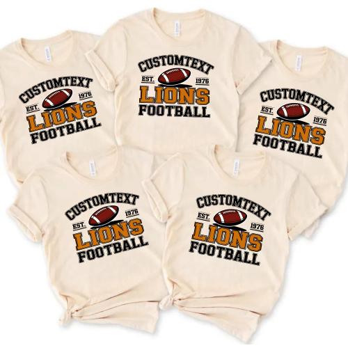 Vintage Football Club Sport Team T-shirt – Cougars Varsity Tournament Pride Design