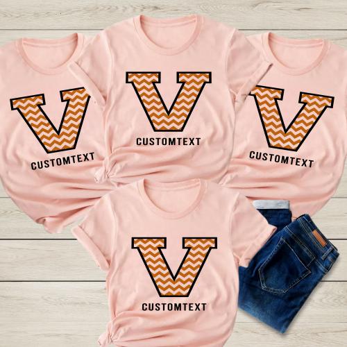 Vintage V Zigzag Photography Club Shirt Custom Text Retro Fun Animal Teacher Staff Tee