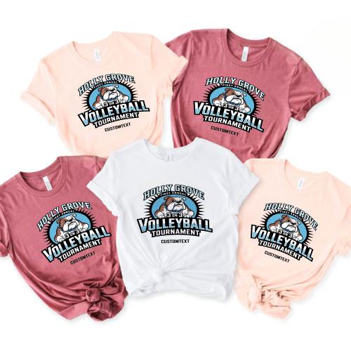 Volleyball Tournament Club Sport Team T-shirt – 2025 Custom Mascot Edition