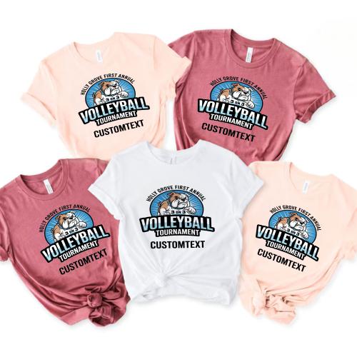 Volleyball Tournament Shirt – Custom Mascot Sport Team 2025 Edition