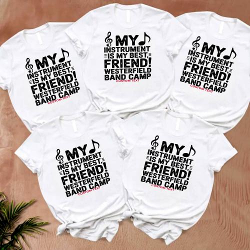 Westerfield Band Shirt – My Instrument Is My Best Friend Custom Style Tee