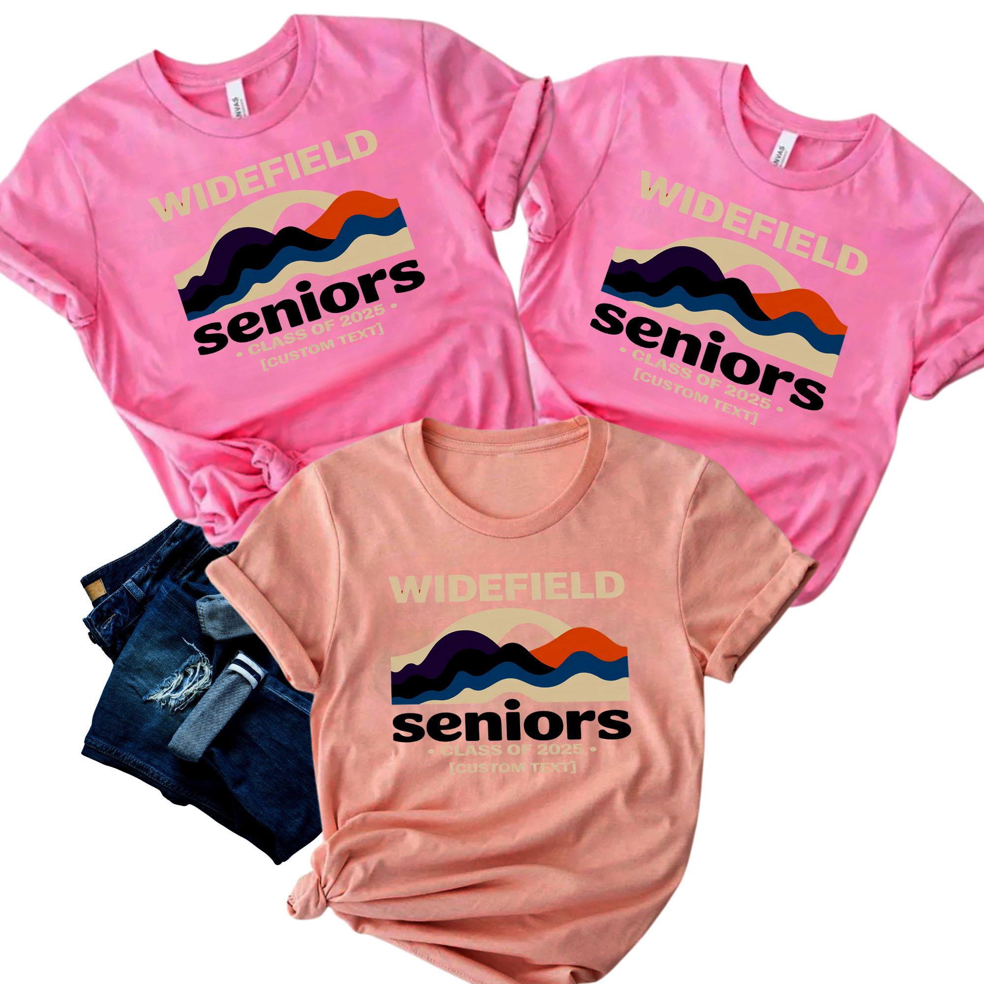 Widefield Retro Mountain Seniors 2025 T-Shirt Class Pride Edition Tee widefield retro mountain seniors 2025 t shirt class pride edition tee style 3 thumb 4
