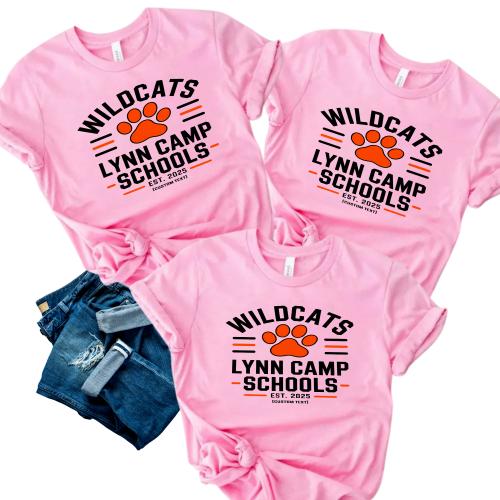 Wildcats Lynn Camp Schools EST. 2025 Custom Spirit Shirt – Team Pride Style