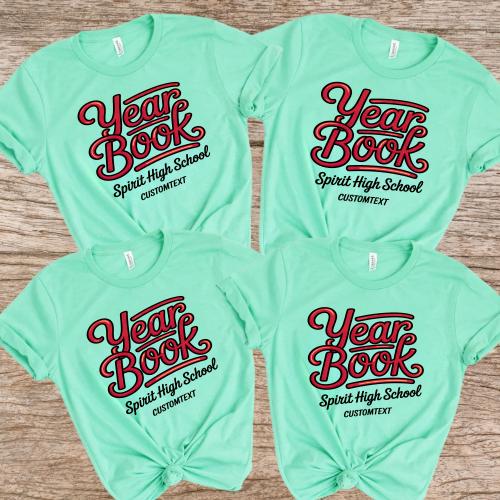Yearbook Shirt – Retro Cute Custom Yearbook Club Tee For High School T-shirt