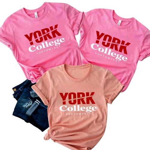 York College Graduation Shirt Modern Style – Custom Graduation Shirt