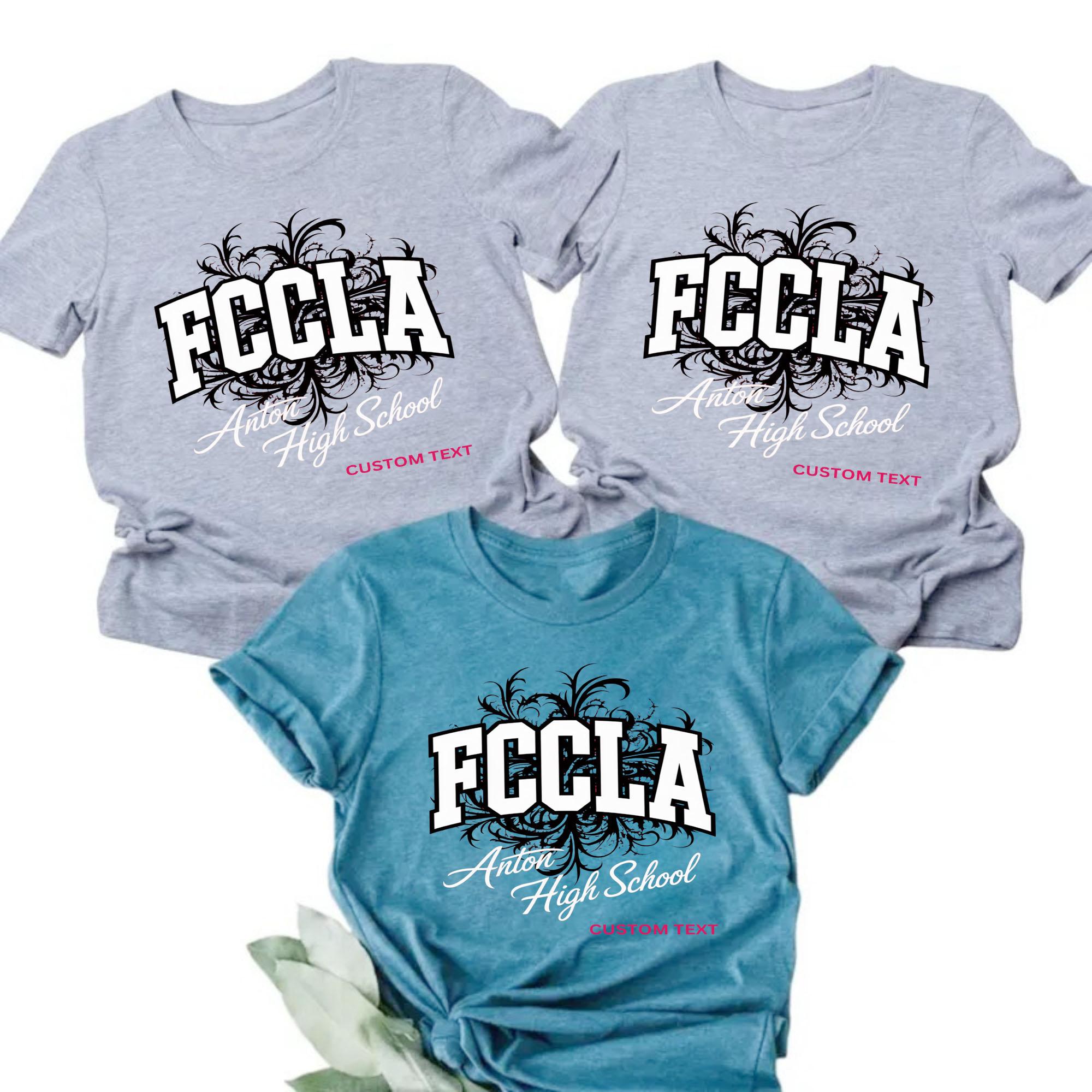 Custom Anton High School FCCLA Graphic 2026 Team T-shirt custom anton high school fccla graphic 2026 team t shirt 5 thumb