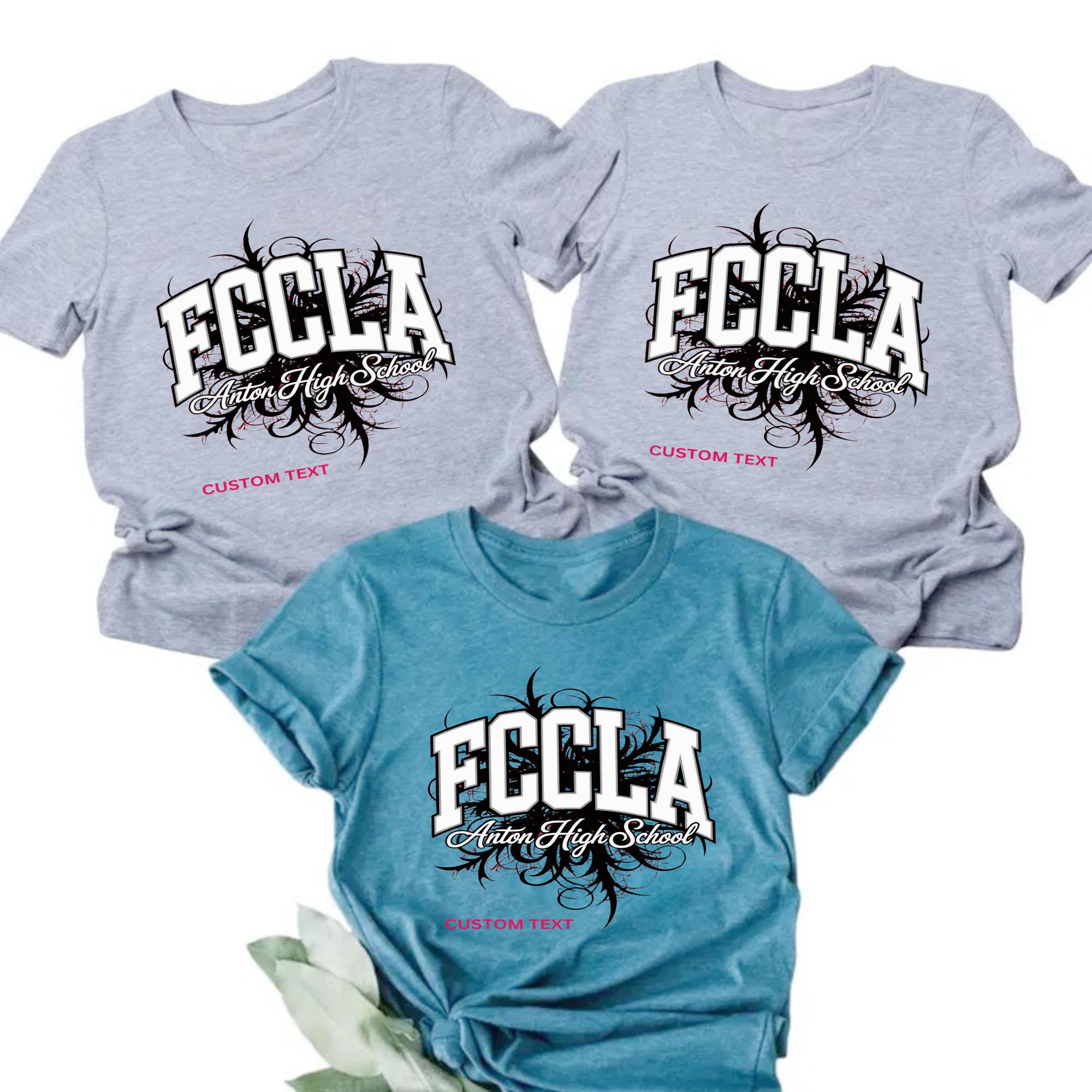 Custom Anton High School FCCLA Graphic Team 2026 T-shirt custom anton high school fccla graphic team 2026 t shirt 4 thumb