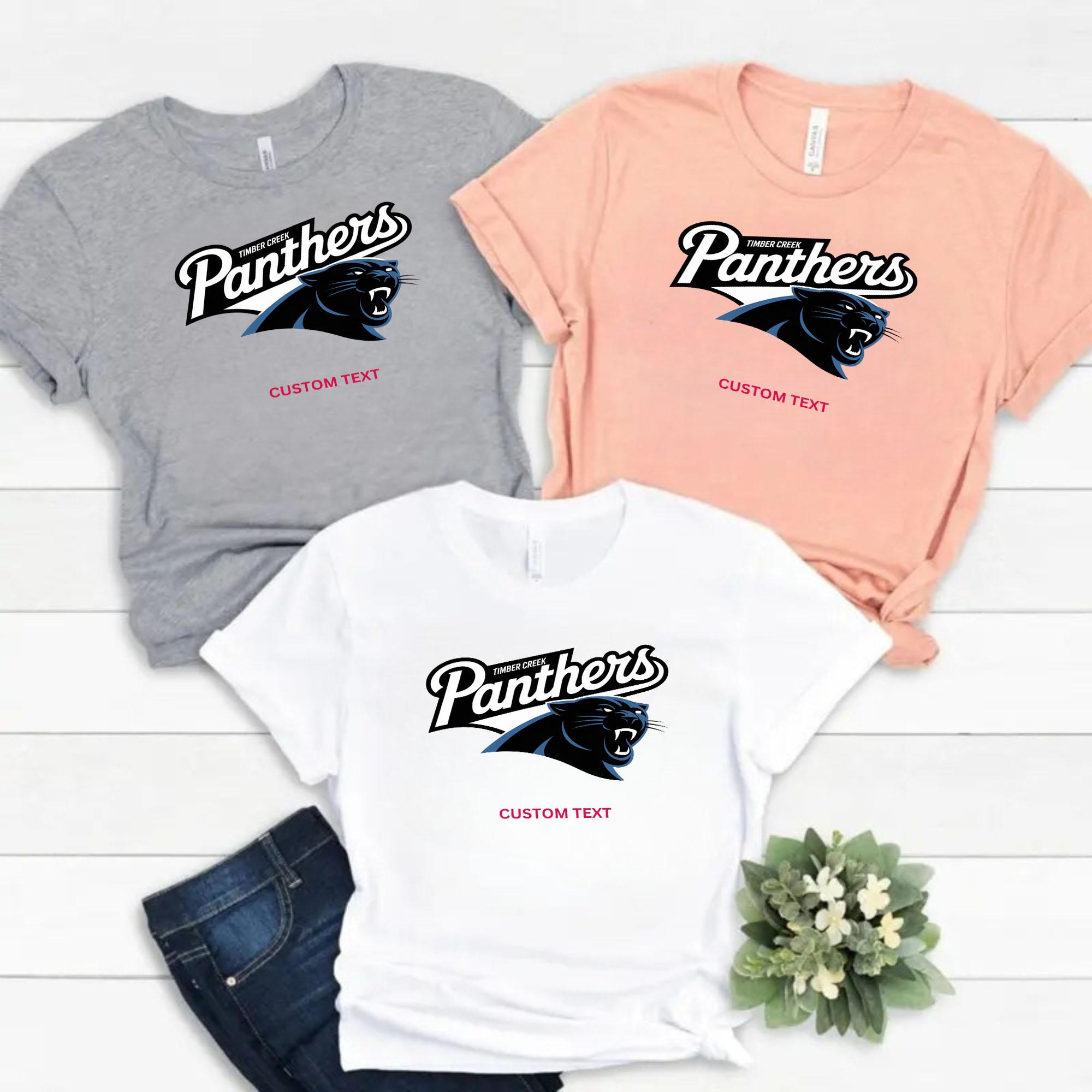 Custom Retro Timber Creek Panthers Vintage Varsity T-shirt custom retro timber creek panthers vintage varsity t shirt 88 thumb