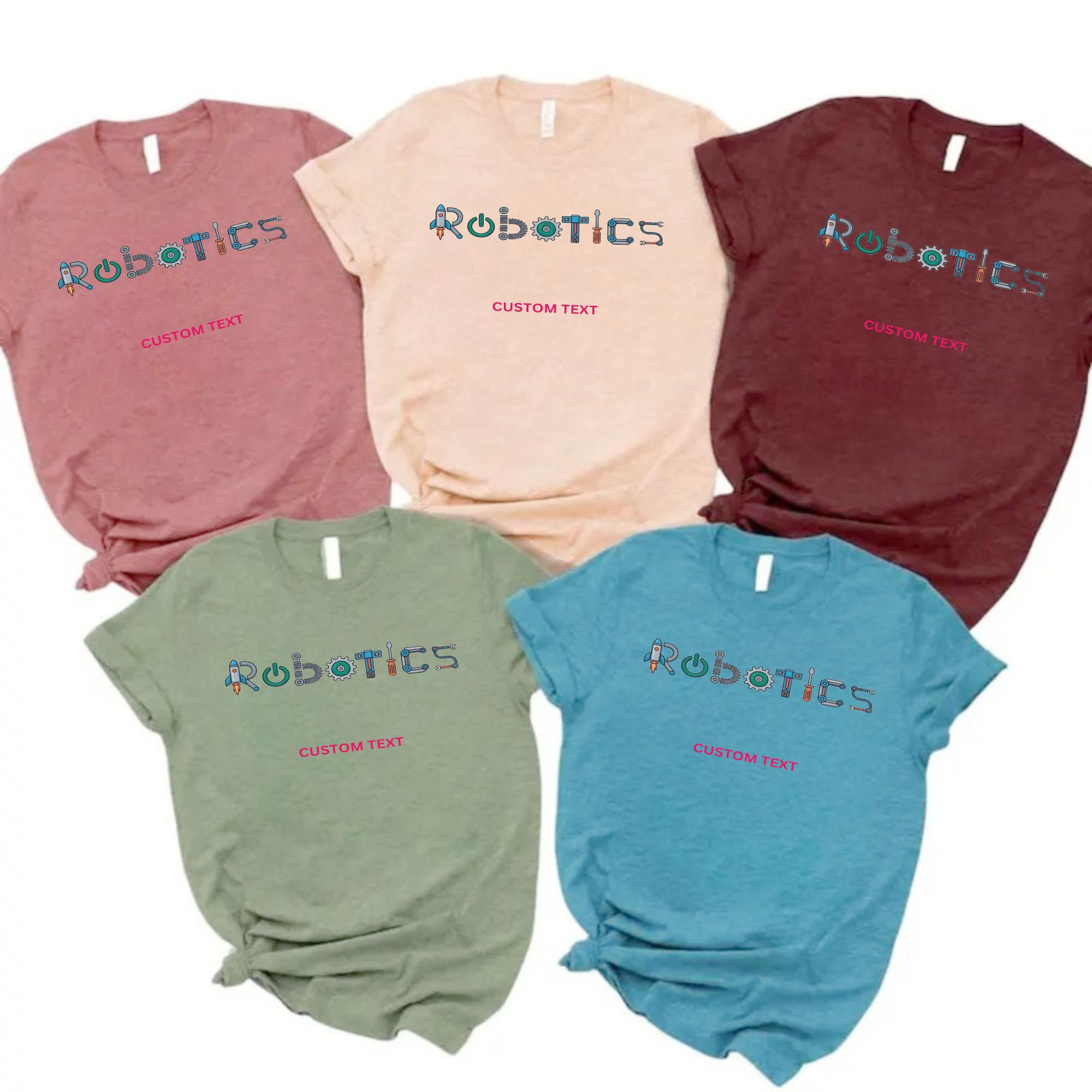 Custom Robotics Club Engineer Gear Team T-shirt custom robotics club engineer gear team t shirt 9 thumb 2