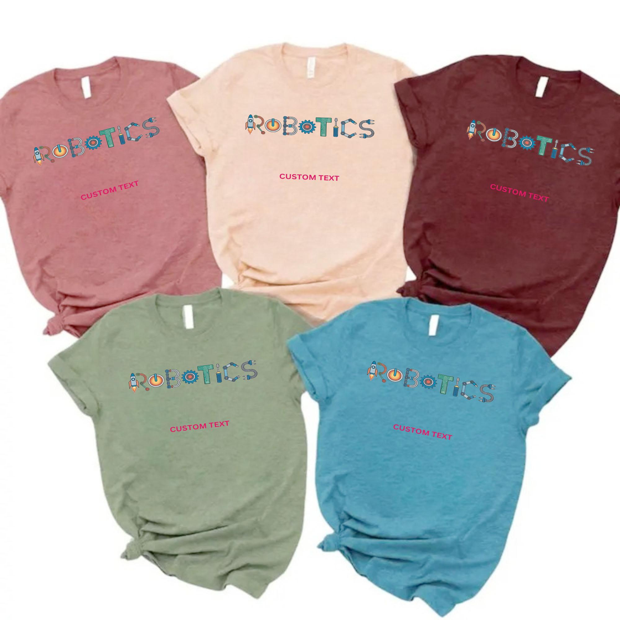 Custom Robotics Club Tech Innovators T-shirt custom robotics club tech innovators t shirt 8 thumb 2