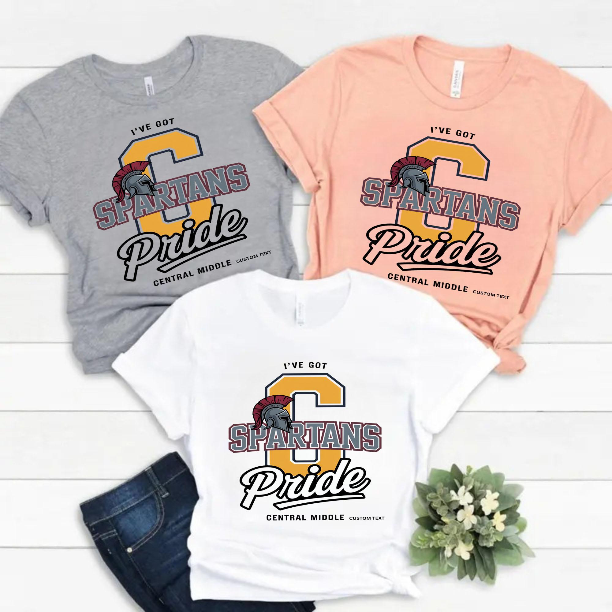 Custom Spartans Mascot Vintage Varsity Pride T-shirt custom spartans mascot vintage varsity pride t shirt 19 thumb 4