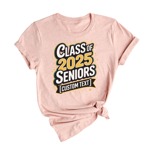 Class of 2025 Seniors Vintage Bold Graduation T-Shirt Class Shirt Retro