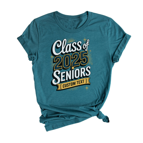 Class of 2025 Seniors – Vintage Bold Graduation Shirt
