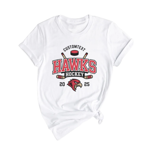 Club Sport Team Hockey Hawks Shirt – Varsity Mascot Edition 2025 Tee