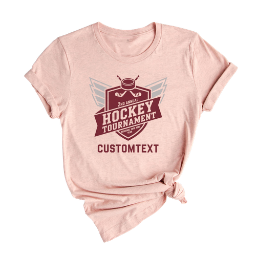 Club Sport Team Hockey Tournament Tee – Classic Varsity Badge Style 2025