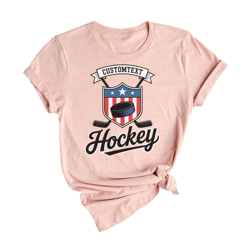 Club Sport Team Hockey Varsity Shirt – Custom School Spirit Athletic Tee