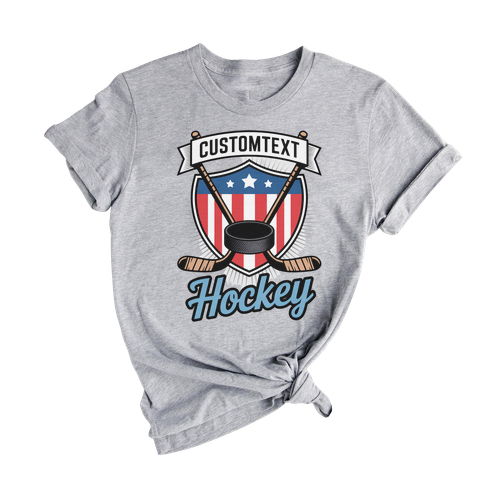 Club Sport Team Hockey Varsity Shirt – Personalized School Pride Game Day Tee