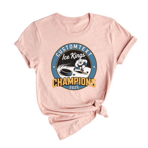 Hockey Champions Shirt – Varsity Mascot Tournament Tee
