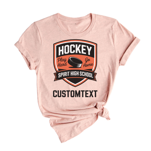 Hockey Sport Team Shield Shirt – Play Hard Varsity Style