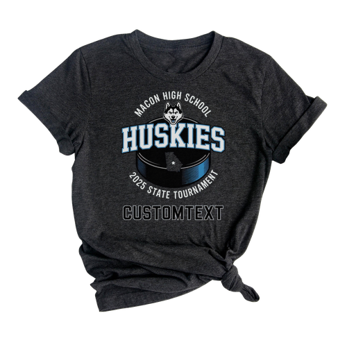Hockey Tourney Club Sport Team T-shirt – Custom Varsity Mascot Design