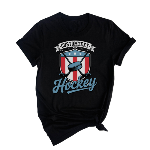 HOCKEY Varsity Sport Team Shirt – Custom School Tee