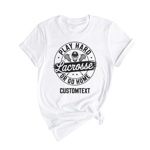 Grunge Style Lacrosse Club Sport Team T-shirt – Street Look Varsity Performance Tee