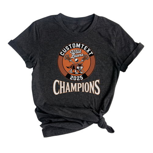 Lacrosse Champions Club Sport Team T-shirt – Varsity Mascot Tournament Edition