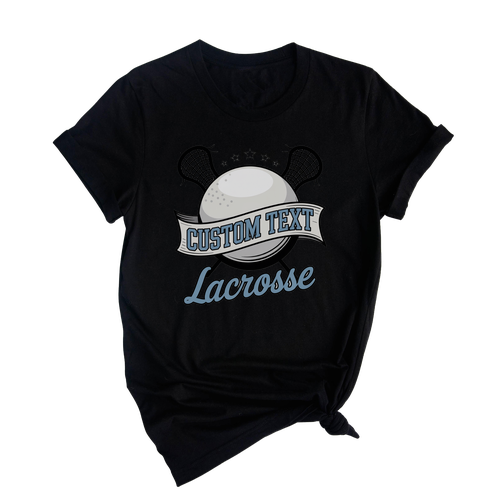 Lacrosse Tournament T-shirt – Classic Varsity Hoop Badge Design