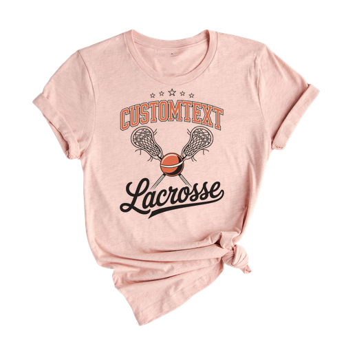 Lacrosse Varsity Sport Team Shirt – Custom School Name Tee