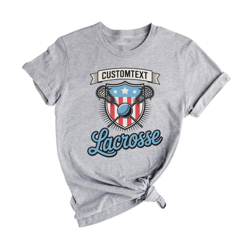 LACROSSE Varsity Sport Team Shirt – Custom School Tee