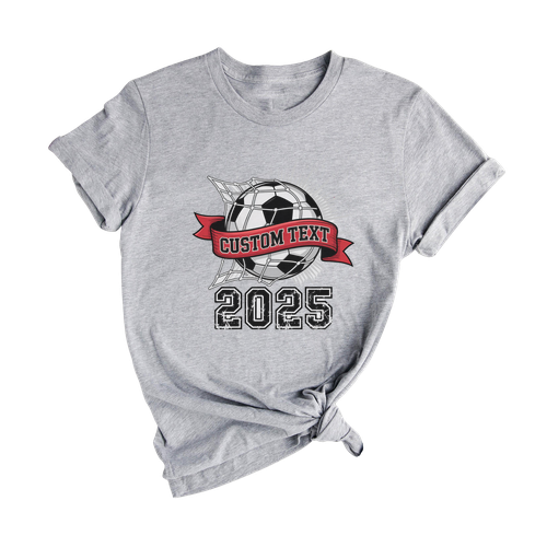 Custom Text 2025 Soccer Retro Custom Club Sport Team T-Shirt