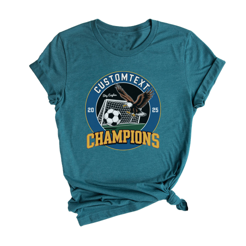 Mascot Victory Soccer Club Sport Team T-shirt – Varsity Tournament Champs Design