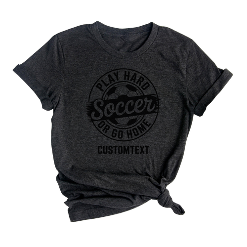 Soccer Grunge T-shirt – Play Hard Urban Sport Style