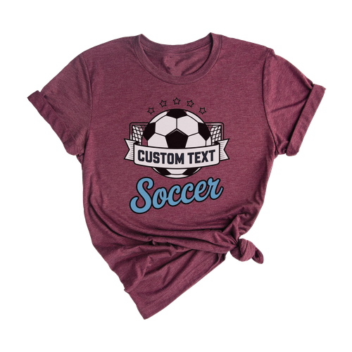 Soccer Tournament T-shirt – Classic Varsity Hoop Badge Design