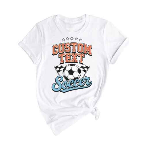 Soccer Varsity Sport Team Shirt – Custom School Name Tee