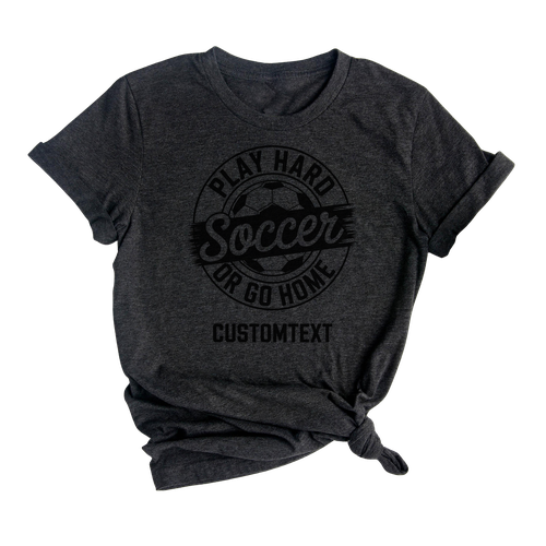 Urban Grunge Soccer Club Sport Team T-shirt – Bold Play Hard Custom Tee